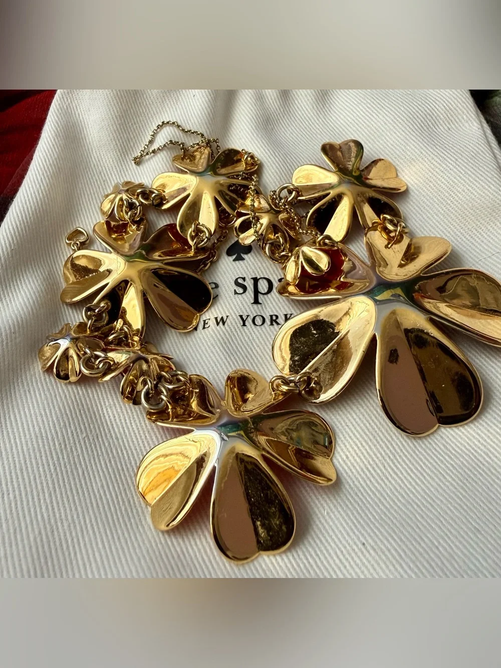 Kate Spade Blushing Blooms Statement Necklace